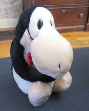 Vintage 1985 Opus Penguin Bloom County Dakin Plush Toy Red Bow Washington Post
