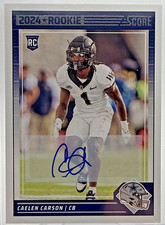 2024 Score - Caelen Carson Rookie Auto #368 (RC) Dallas Cowboys