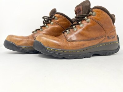 Dr Martens Brown Leather Lace‎ Up Ankle Boots Mens Size 8 1460 Crazy Horse Leather Lace Up Boots in Brown | Dr. Martens main image 2