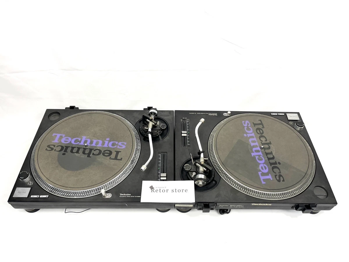 Technics SL-1200MK3D Black Direct Drive DJ Turntable Tested