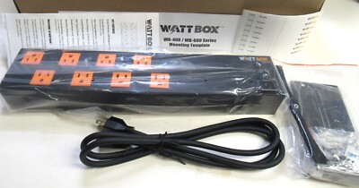 WATTBOX WB-400-8  -  8 Outlet Rack Mountable Power Strip