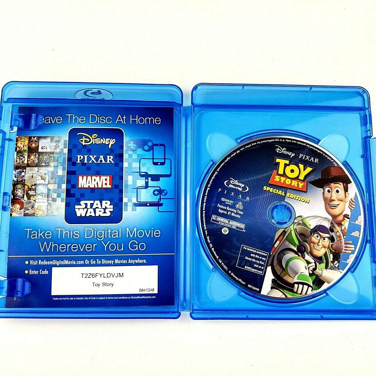 Toy Story (Blu-ray Disc, 2015) Disney Pixar John Lasseter