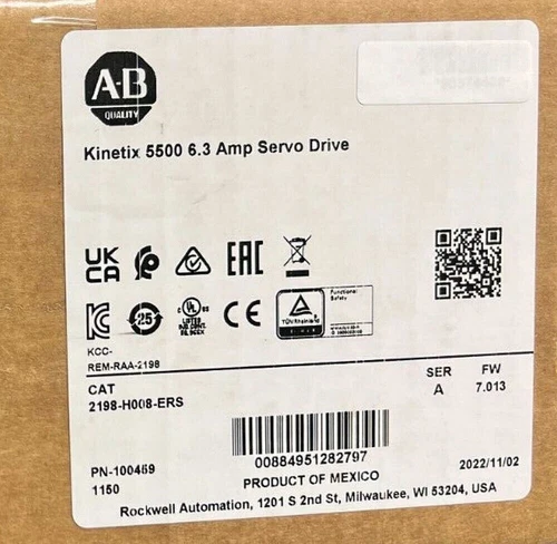 Nuevo Allen Bradley Kinetix 5500 Servo Drive 2198-H008-ERS - Imagen 1 de 2