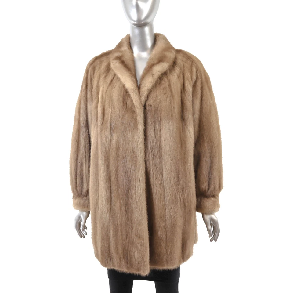 Cochecito visón marrón claro - Talla M Foto 2 de 4