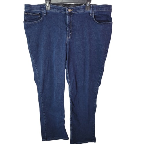Riders by LEE Womens Size 24W Blue Solid Bootcut Jeans