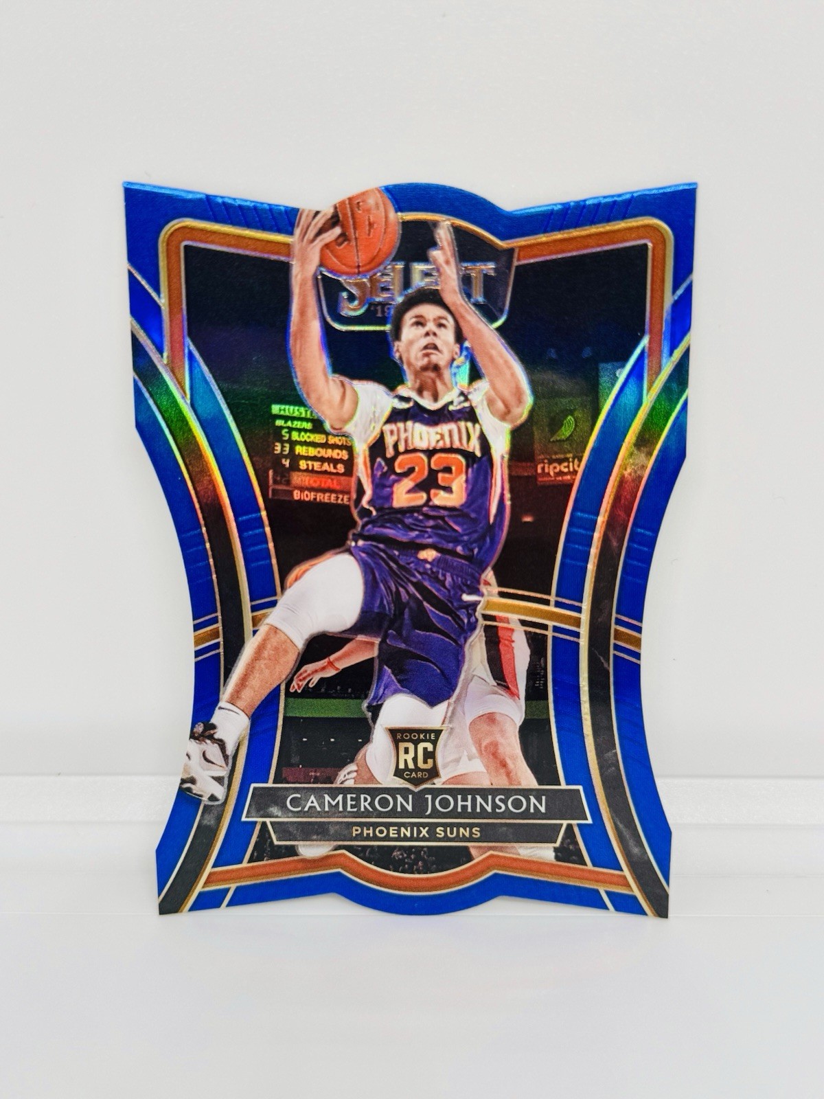 2019-20 Select CAMERON JOHNSON Rookie Premier Level Blue Die Cut /249 Suns RC