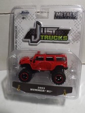 2018 Jada Just Trucks Red 2003 Hummer H2 Wave 15
