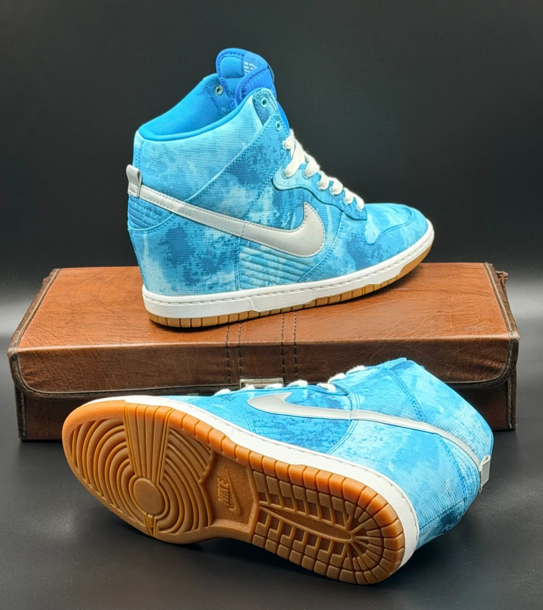Nike Dunk Sky Print High Blue W for sale | eBay