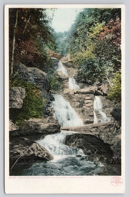 Five Cascades Haines Falls NY Catskill Mountains 1900s Postcard