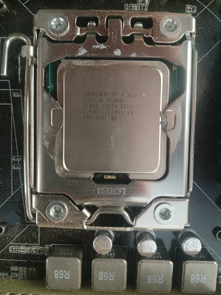 Motherboard and CPU Combo ASUS X58 Sabretooth and Intel Xeon x5660 6C12T - Image 2 of 2