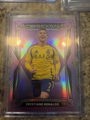 2024-25 Obsidian - CRISTIANO RONALDO - #75 - Purple Flood /30  