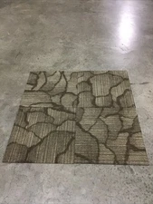 Carpet Tiles 24 X 24 Brown Tan Gray Carpet Tiles Stone Look Stripe