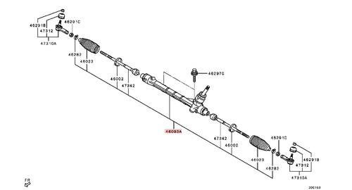 Power Steering Rack for Mitsubishi OUTLANDER GF7W 2.0 - Picture 5 of 11