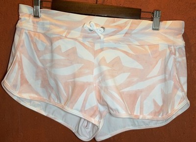 ATHLETA South Beach Kata Pink Swirl Quartz Swim Shorts W s Medium
