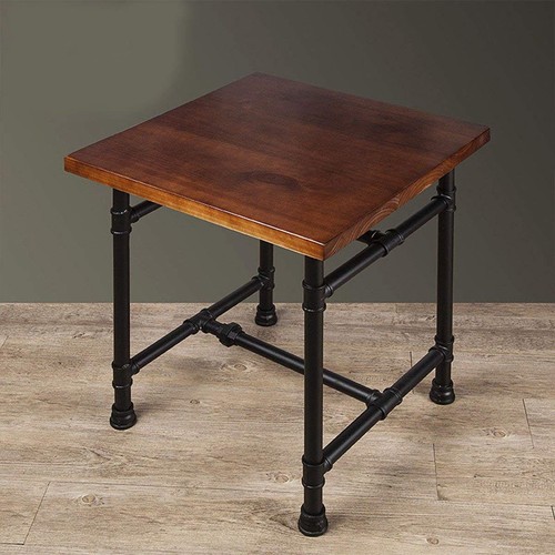 24 Inch Industrial Rustic Iron Pipe Entry Table, End Table, Coffee Table, Sid... - Picture 5 of 6