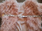 Angie Girls Medium Faux Fur Shaggy Pink Coat — photo 4