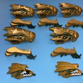 Lego Ninjago Golden Dragon Head 70503 Jaw Parts 93071pb03 93072pb05 Parts Lot