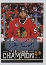 2025 Chicago Blackhawks Centennial Capturing a Champion Brian Campbell Auto 6kv