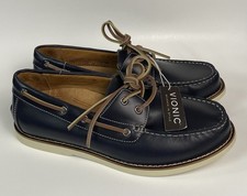 Vionic Spring Lloyd Boat Shoe Men s Size 8 Concealed Orthotic Navy