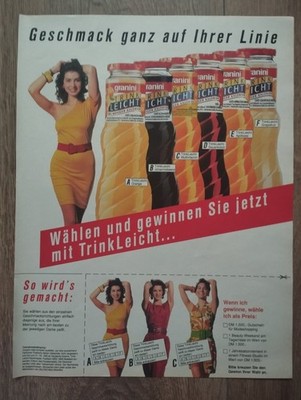 ORIGINAL ADVERTISING 1990 GRANINI flavour all along your line