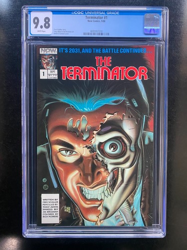 The Terminator #1  CGC 9.8 Now Comics (1988) 1st appearance of the TERMINATOR!!!