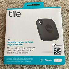 Tile Mate Universal Bluetooth Tracker Black Key Ring Keychain Bags RE-44001