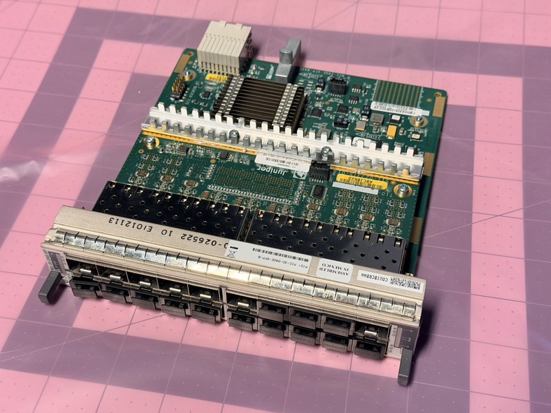 Lot Of 2 Juniper MIC-3D-20GE-SFP-B Modular Interface Card