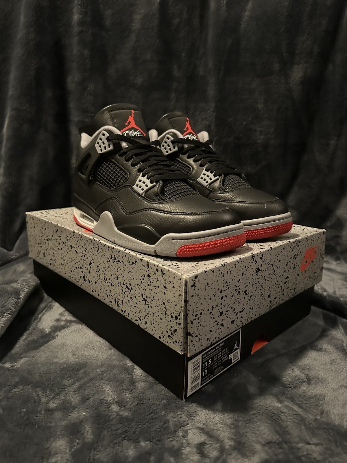 Used Jordan 4 ‘Bred Reimagined’ Men’s Size 11.5
