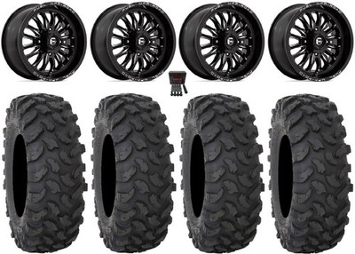 Fuel ARC 18'' Wheels Black 37'' XTR370 Tires Honda Pioneer 1000 / Talon