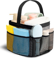 Mesh Shower Caddy Portable for College Dorm Room Essentials for Girls with 9 Poc