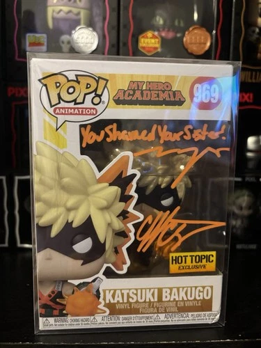 Funko Pop! My Hero Academia Katsuki Bakugo Hot Topic Autographed #969