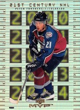 1999-00 Upper Deck MVP 21st Century NHL #4 Peter Forsberg