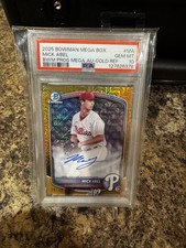 2025 Bowman - Chrome Prospect Mega Box Autographs Mick Abel #BMA-MA PSA 10