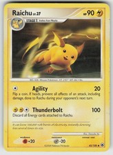 Raichu 45/100 Uncommon Majestic Dawn Pokemon Damaged on eBay