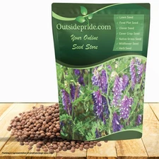50 LBS - Inoculated Hairy Vetch Seeds - Bulk Legume & Cover Crop Seed For