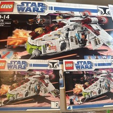 Lego Star Wars Set 7676 Box Instructions All Mini Figures Commander Cody 100%