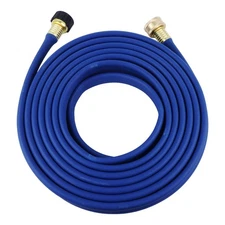 Garden Flat Soaker Hose 1/2 in x 25ft,More Water Leakage, Heavy Duty Metal Ho...