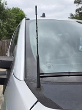 11" Antenna Rubber Mast Black Power Radio AM/FM for Ford F-250–F-750 2017-2025