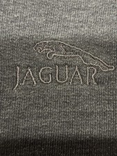 Vintage Rare Jaguar Luxury Car Embroidered Sweatshirt Men’s Large Gray