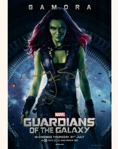 ゾーイサルダナ　アバター　サイン　オートグラフ　8×10インチ ガモーラ 25+ Zoe Saldana Signed for sale | Updated Oct 2026