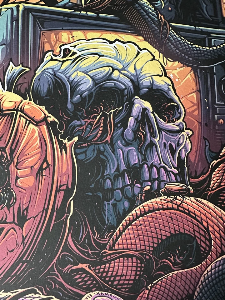 Cartaz limitado filme de terror Dan Mumford - Halloween 3 impressão arte 18 x 24 - Imagem 4 de 4