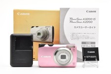 Mint Canon PowerShot A3200 IS Pink 14.1MP 4x Digital Camera From Japan