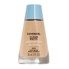 Covergirl Clean Matte Liquid Foundation Buff Beige 525 Oil Control 1 Oz Sealed 