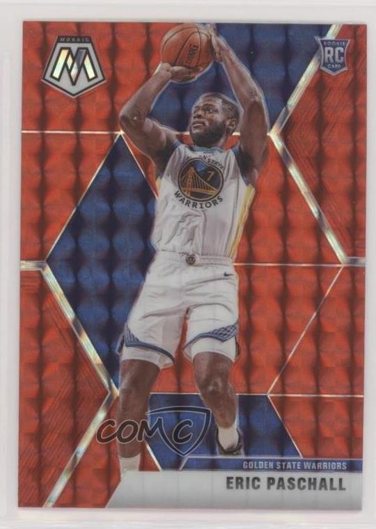 2019-20 Panini Mosaic Rookies Red Prizm Eric Paschall #250 1h6n
