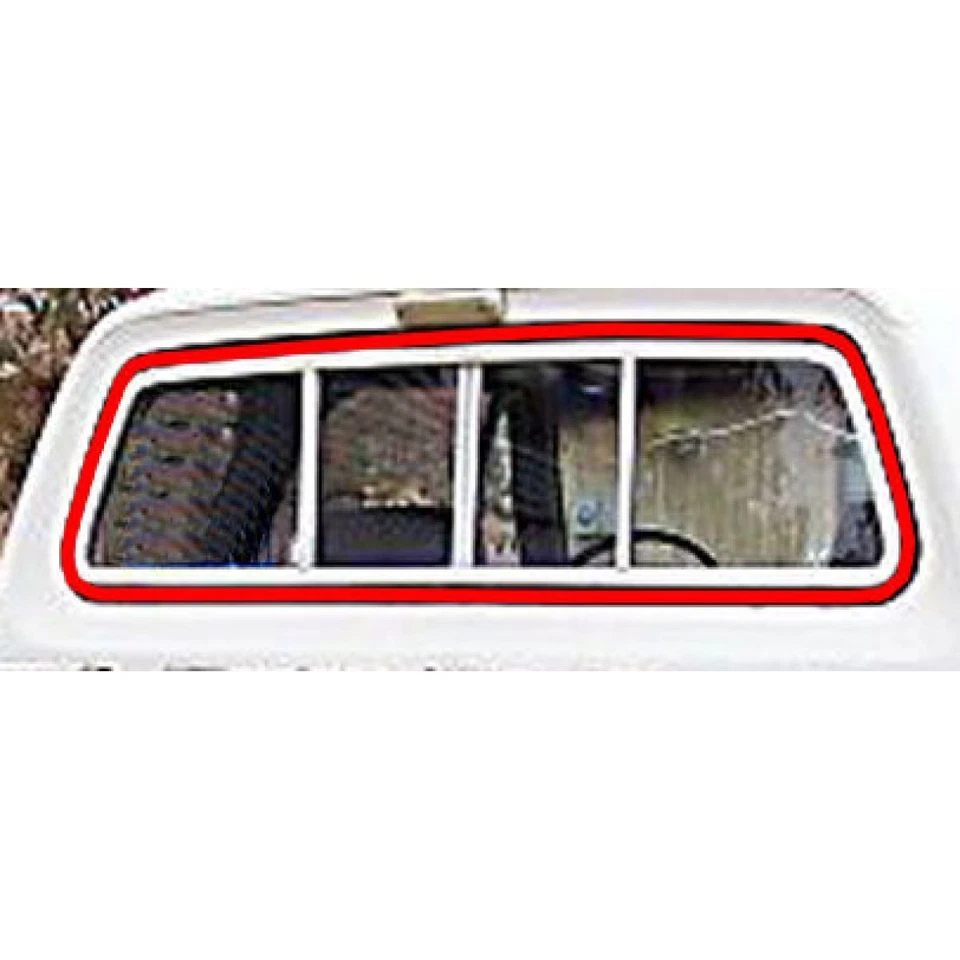 Sello de ventana trasera resistente al clima para camioneta Dodge D100 D150 75-93 Foto 2 de 2