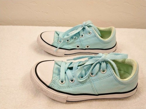 Converse All Star Size 11 Junior Turquoise Sneakers - Picture 4 of 10
