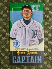 2021 Topps Gypsy Queen - Captains Miguel Cabrera CM-MC Mini Green SP 039/99