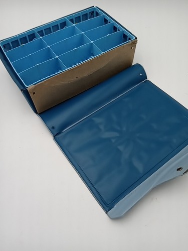Vintage Matchbox Blue Carry Case 1976 #ugb4 - Picture 7 of 10