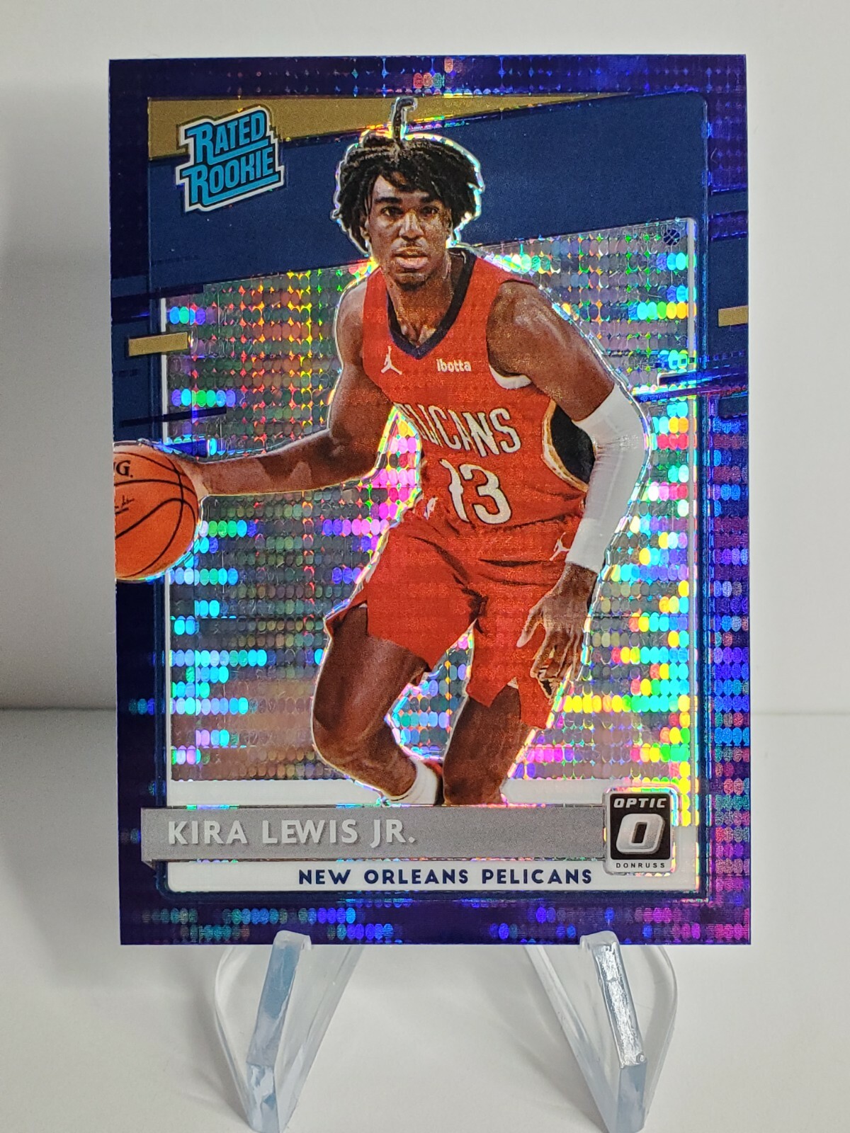 2020-21 Optic "KIRA LEWIS JR" PURPLE PULSAR RATED ROOKIE Target #163 PELICANS 🔥