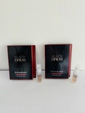 2 YSL Black Opium Over Red 0.04 Oz / 1.2 ML Eau De Parfum Sample Spray Carded